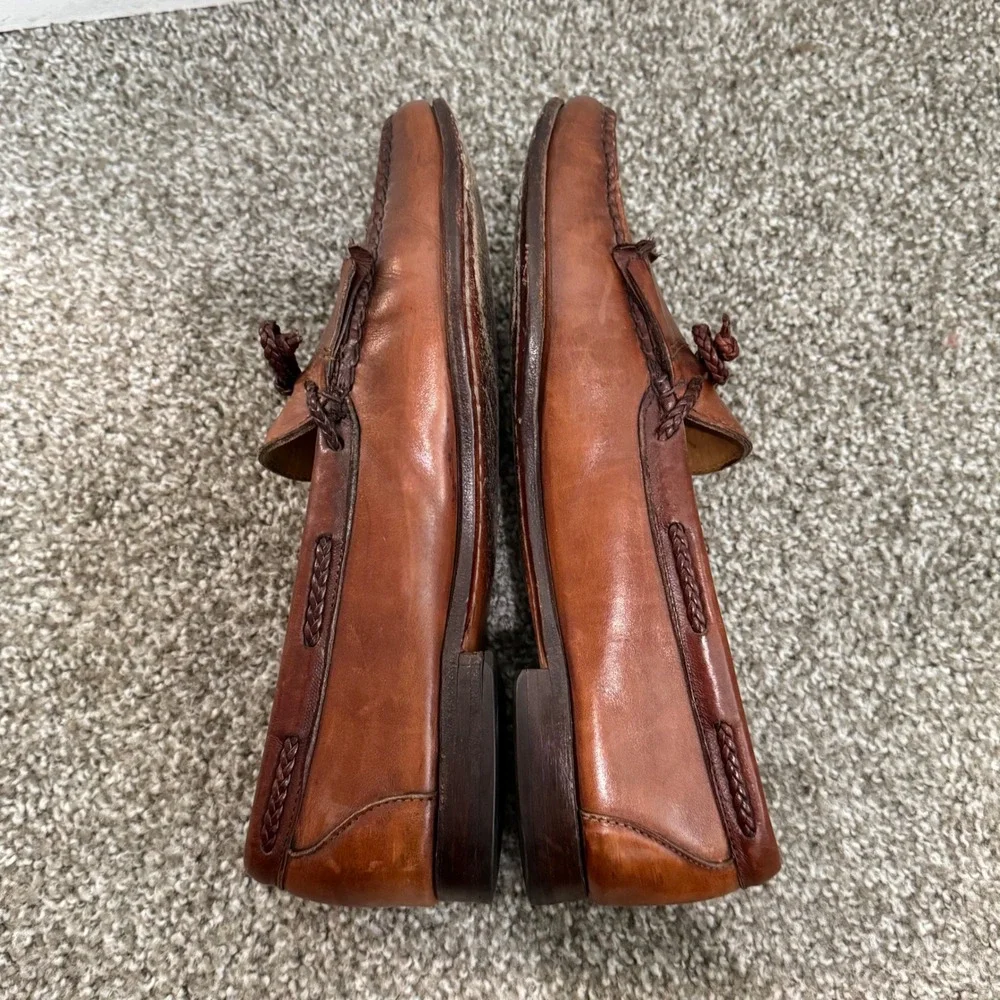Allen Edmonds Woodstock Braided Kiltie Chili‎ Slip-On Loafers Size 11.5 Office